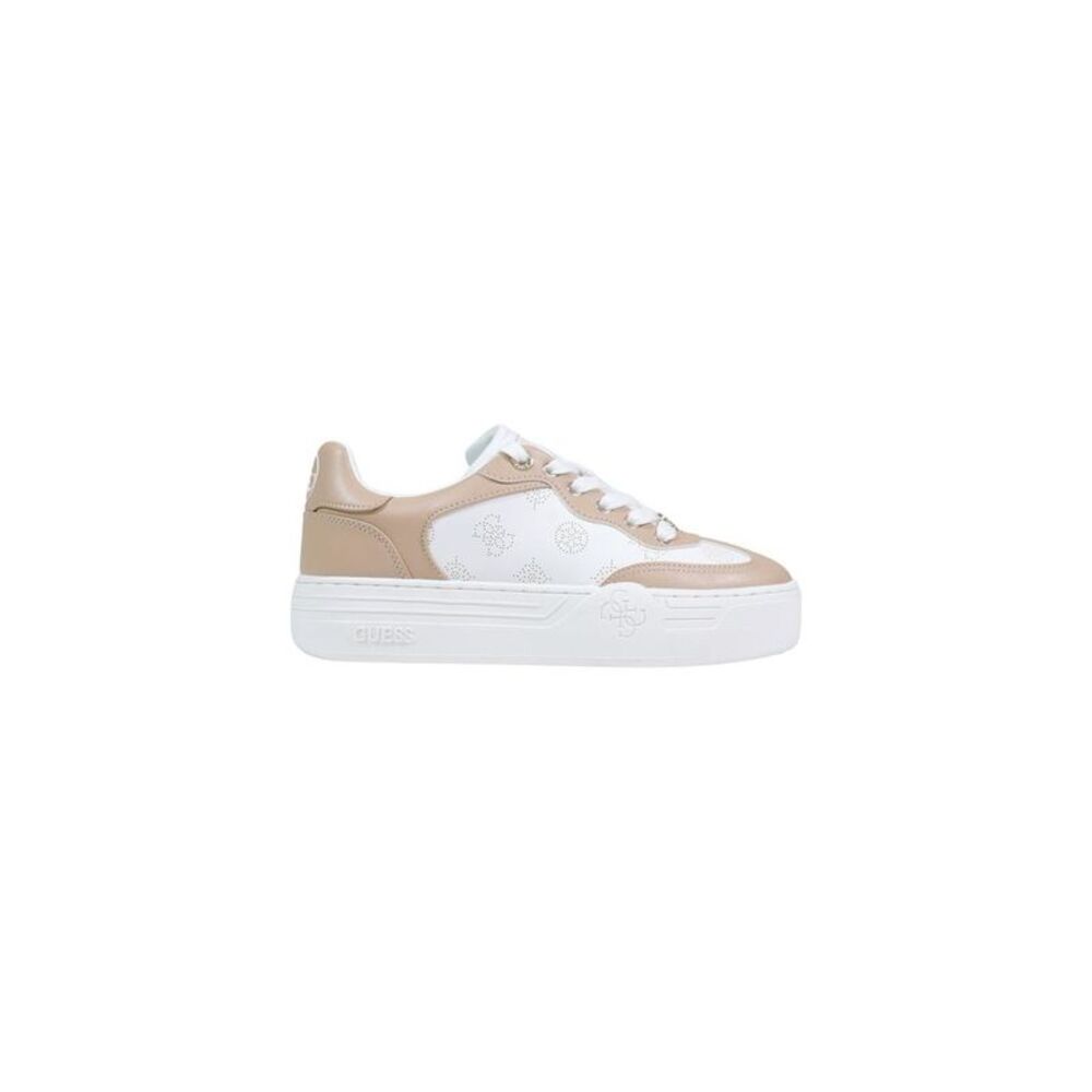 Guess Beige Polyethylene Low Top Women's Sneakers